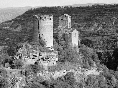 FOTOGRAFA ANTIGUA, DE EL NACIMIENTO DEL ARTE ROMANICO EN ARAGON.